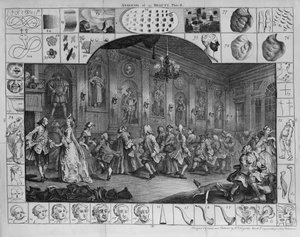 Analyse de la beauté, Planche II, 1753 - William Hogarth