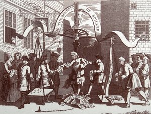 Garçons espionnant la nature - William Hogarth
