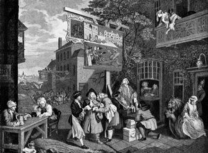 Canvassing for votes, 1757 - William Hogarth