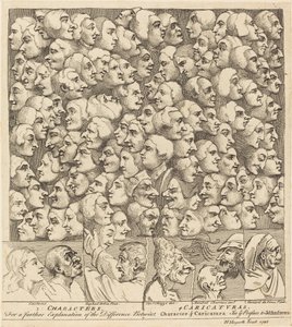Personnages et caricatures - William Hogarth