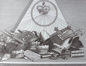 Couronne, Mitres, Masses, Etc. - William Hogarth