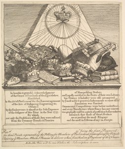 Couronnes, mitres, masses, etc., 1755 - William Hogarth