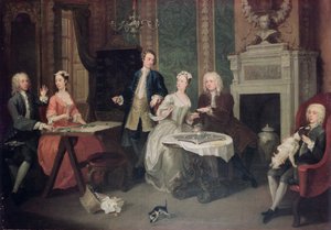 Fête de famille - William Hogarth