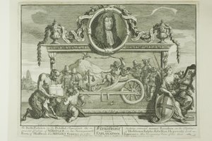 Frontispice, planche 1 de Hudibras - William Hogarth
