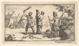 Fustigatio John Beaver, Punitions militaires romaines - William Hogarth
