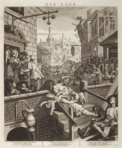 Gin Lane - William Hogarth