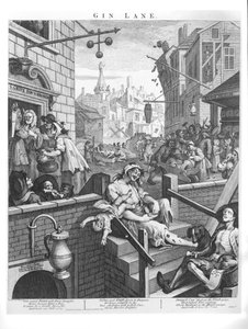 Gin Lane, 1751 - William Hogarth