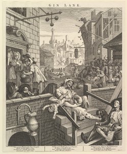 Gin Lane - William Hogarth