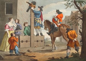 Hudibras menant Crowdero en triomphe, de 