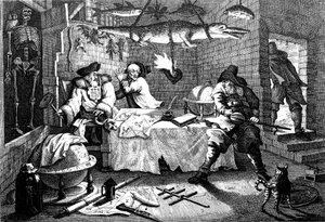 Illustration du poème Hudibras, par Samuel Butler, 1726 - William Hogarth