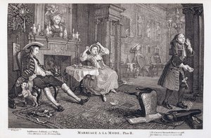Mariage à la mode - William Hogarth