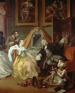 Mariage à la Mode : IV - La Toilette, c.1743 - William Hogarth