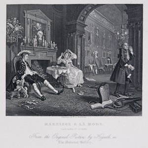 Marriage à la Mode: Breakfast Scene - William Hogarth