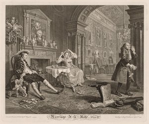 Mariage à la Mode : Planche II - William Hogarth