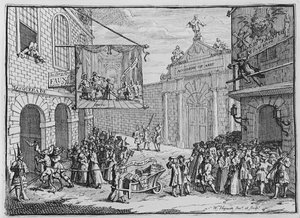 Mascarades et opéras, Burlington Gate, 1724 - William Hogarth