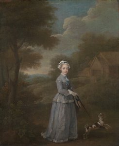 Mademoiselle Wood, vers 1730 - William Hogarth