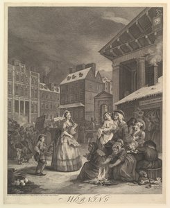 Matin : Les quatre moments de la journée - William Hogarth
