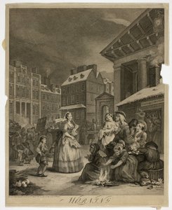 Matin, planche une de Les Quatre Moments de la Journée - William Hogarth