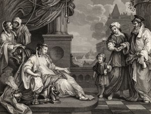 Moïse devant la fille de Pharaon, de 