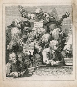 Musiciens - William Hogarth