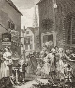 Midi. De : Les quatre moments de la journée - William Hogarth