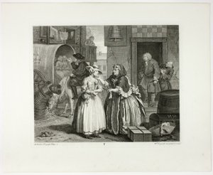 Première planche, tirée de A Harlot
