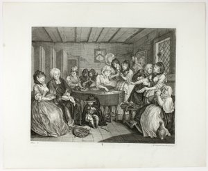 Sixième planche, tirée de A Harlot