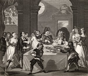 Sancho au Festin Affamé par son Médecin, de 