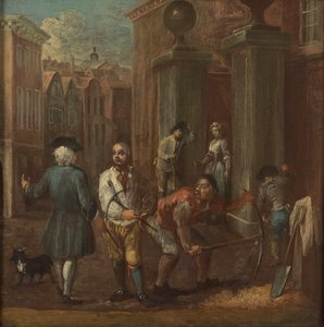 Enseigne pour un paveur - William Hogarth