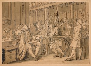 Esquisse pour Industry and Idleness - Planche X, 1747 - William Hogarth