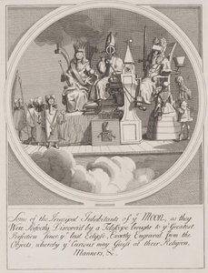 Certains des Principaux Habitants de la Lune : Royauté, Épiscopat et Droit - William Hogarth