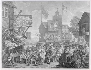 Foire de Southwark, 1733 - William Hogarth