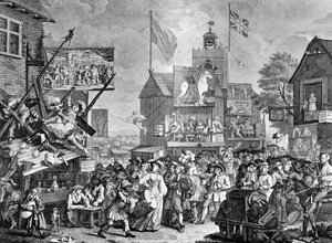 Foire de Southwark, 1733 - William Hogarth