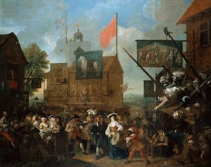 Foire de Southwark, 1733 - William Hogarth