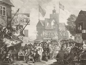 La foire de Southwark. 1733 - William Hogarth
