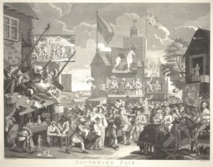 Foire de Southwark, gravée par Thomas Cook (1744-1818) - William Hogarth