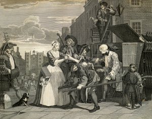 Scènes de rue à Londres - William Hogarth