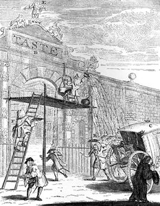 Goût : La porte de Burlington House, 1731 - William Hogarth