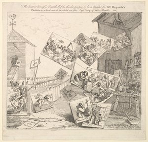 La Bataille des Images, 1745 - William Hogarth
