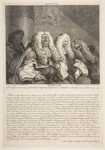 Le Banc, septembre 1758 - William Hogarth