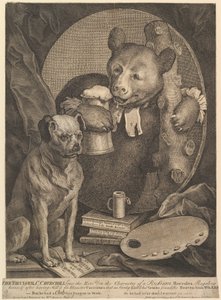 Le Bruiser Caricature de Charles Churchill, 1er août 1762 - William Hogarth