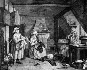 Le poète en détresse, 1740