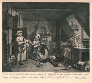 Le poète en détresse, 1740