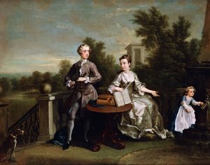 La famille Edwards Hamilton - William Hogarth