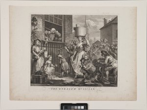 Le musicien enragé - William Hogarth