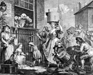 Le musicien enragé, 1741 - William Hogarth