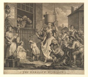 Le Musicien enragé, 30 novembre 1741 - William Hogarth