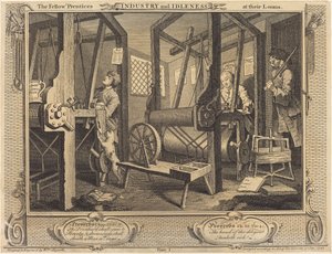 Les Apprentis à leurs métiers - William Hogarth