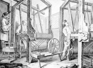 Les apprentis compagnons à leurs métiers représentant l