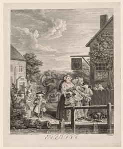 Les Quatre Moments de la Journée : Soir - William Hogarth